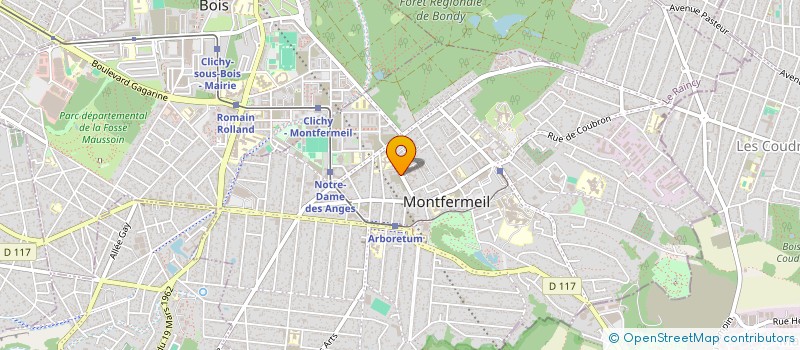 localisation de l'entreprise MAISON GRIOTTE à MONTFERMEIL