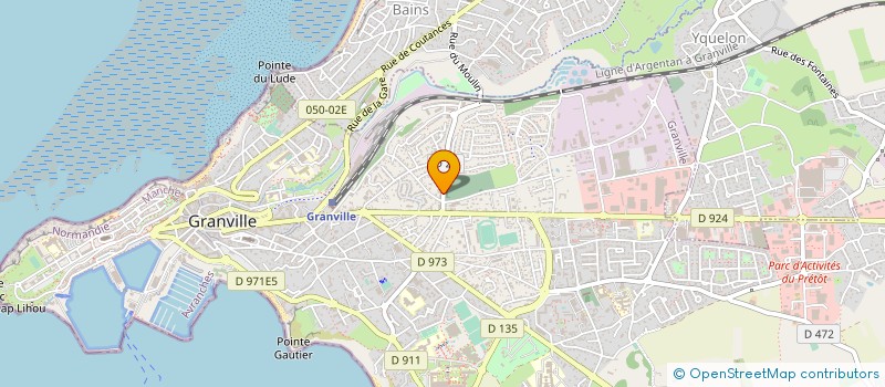 localisation de l'entreprise MAISON GUERIN  GRANVILLE