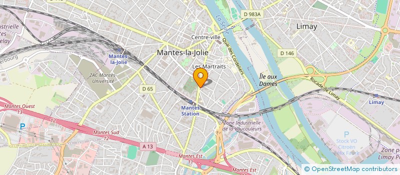 localisation de l'entreprise MAISON GUITTON  MANTES-LA-JOLIE