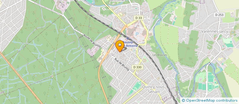 localisation de l'entreprise MAISON GUSTEAU  QUINCY-SOUS-SENART