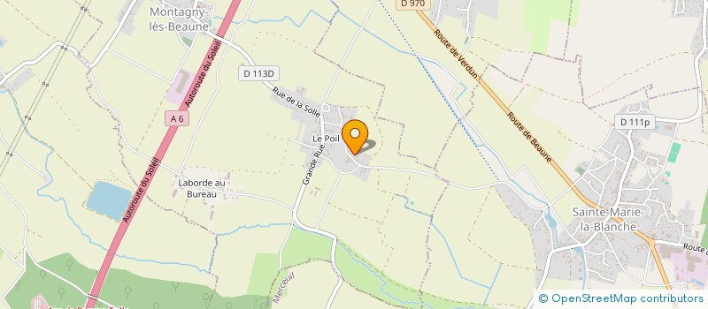 localisation de l'entreprise MAISON GUYOT  MONTAGNY-LES-BEAUNE