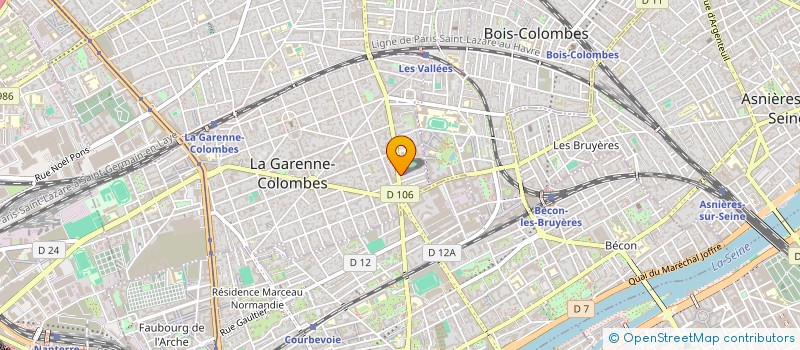 localisation de l'entreprise MAISON H & N  LA GARENNE-COLOMBES