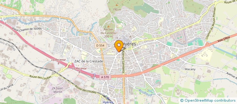 localisation de l'entreprise MAISON HADELLA  HYERES