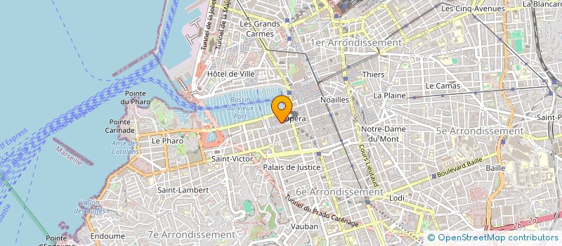 localisation de l'entreprise MAISON HARPER à MARSEILLE
