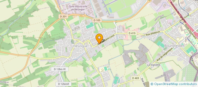 localisation de l'entreprise MAISON HASSO  HESINGUE