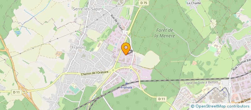 localisation de l'entreprise MAISON HAULET - STE NOUVELLE DE DEMENAGEMENTS ET DE LOCATIONS SUCCESSEURS à SERRE-LES-SAPINS