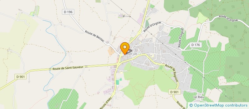 localisation de l'entreprise MAISON HAUTE  BARJAC