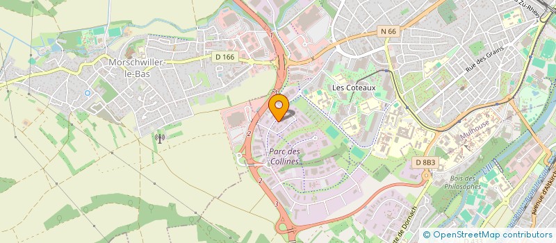 localisation de l'entreprise MAISON HELIOS à MULHOUSE
