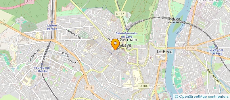 localisation de l'entreprise MAISON HELLIO à SAINT-GERMAIN-EN-LAYE