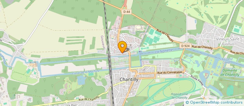 localisation de l'entreprise MAISON HERA - WELLNESS STUDIO  CHANTILLY