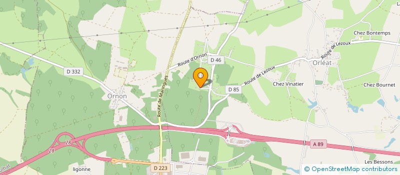 localisation de l'entreprise MAISON HERITAGE CAPITAL  ORLEAT