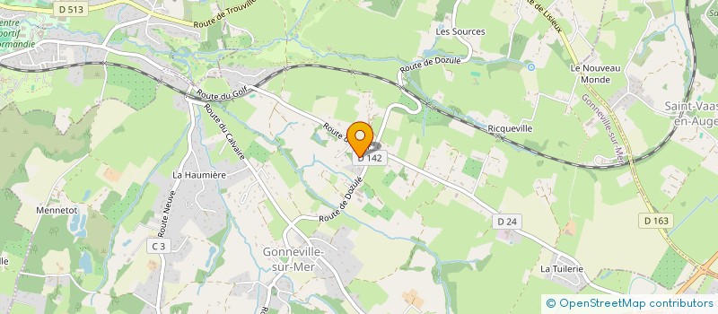 localisation de l'entreprise MAISON HEUREUSE  GONNEVILLE-SUR-MER