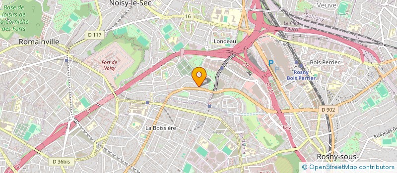 localisation de l'entreprise MAISON HM  NOISY-LE-SEC