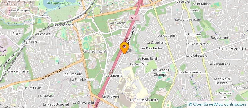 localisation de l'entreprise MAISON HONI  SAINT-AVERTIN