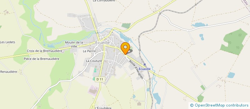 localisation de l'entreprise MAISON HOSPITALIERE ST JOSEPH à ECUEILLE