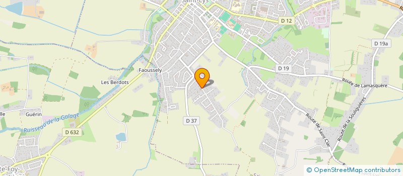 localisation de l'entreprise MAISON HOUCHART  SAINT-LYS