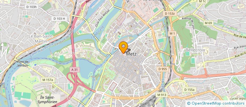 localisation de l'entreprise MAISON HOUVER FRUITS ET LEGUMES  METZ