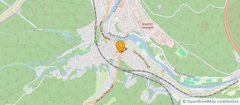 localisation de l'entreprise MAISON HUSSON à EPINAL