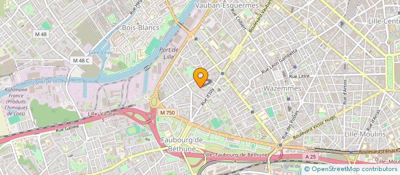 localisation de l'entreprise MAISON HUYGHE à LILLE