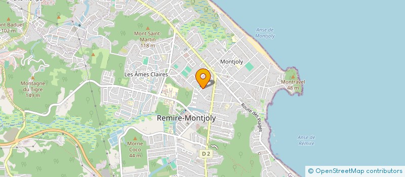 localisation de l'entreprise MAISON I.SANTE@MATOURY  REMIRE-MONTJOLY