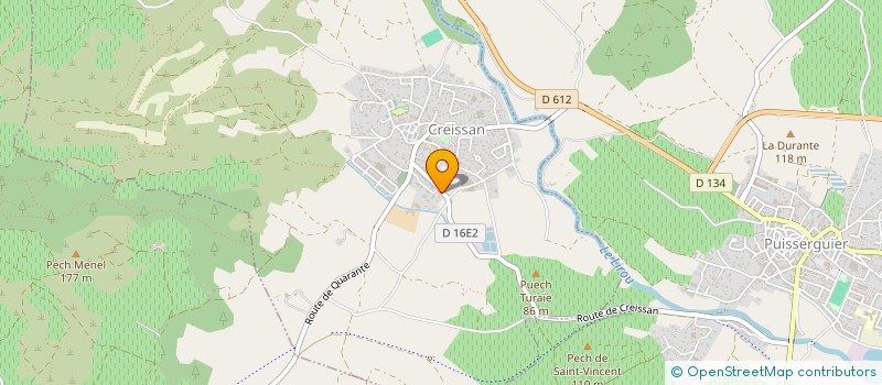 localisation de l'entreprise MAISON ILLUMINEE CREISSAN  CREISSAN