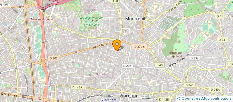 localisation de l'entreprise MAISON IMMIGRATION à MONTREUIL