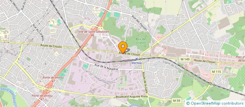 localisation de l'entreprise MAISON INDIAN FOOD  VERTOU