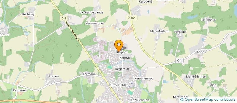 localisation de l'entreprise MAISON INSIGNIS  KERVIGNAC