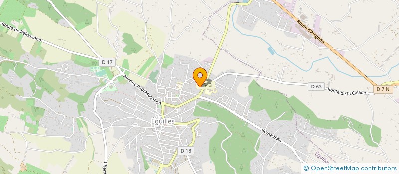 localisation de l'entreprise MAISON INTERCOMMUNALE SPORT-SANTE  EGUILLES