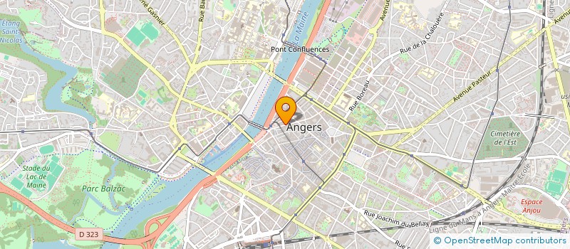 localisation de l'entreprise MAISON INTERNATIONALES DES ECRITURES ET DES LITTERATURES  RIVES-DU-LOIR-EN-ANJOU