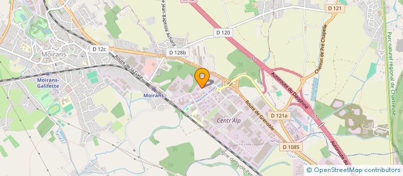 localisation de l'entreprise MAISON ISHERE  MOIRANS