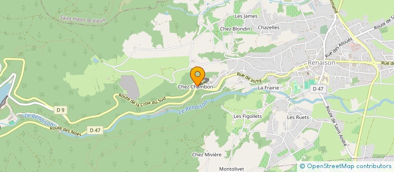 localisation de l'entreprise MAISON J.B.CLAIR  RENAISON