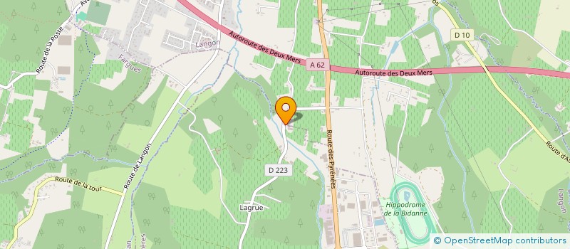 localisation de l'entreprise MAISON J N BELLOC  LANGON