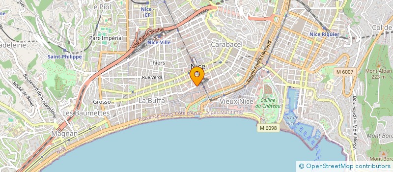 localisation de l'entreprise MAISON J. PORCHET SA à NICE