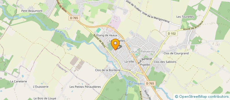 localisation de l'entreprise MAISON JACOT-GAUVENEY  COUR-CHEVERNY