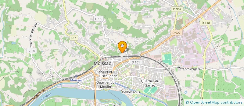 localisation de l'entreprise MAISON JAIME ROSE  MOISSAC