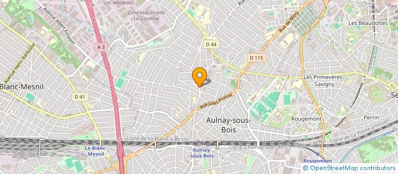 localisation de l'entreprise MAISON JARDIN SERVICES à AULNAY-SOUS-BOIS