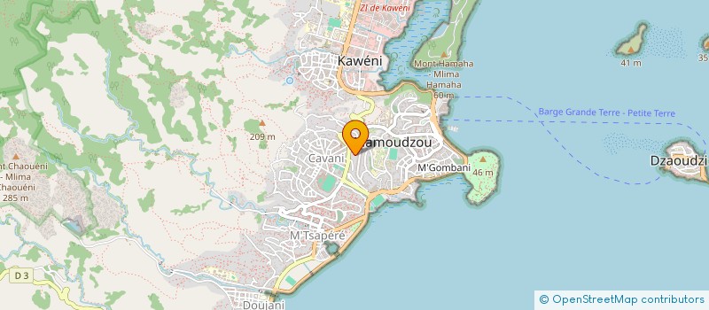 localisation de l'entreprise MAISON JAVER à MAMOUDZOU