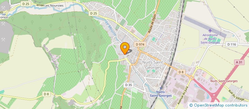 localisation de l'entreprise MAISON JEAN-CLAUDE BOISSET à NUITS-SAINT-GEORGES