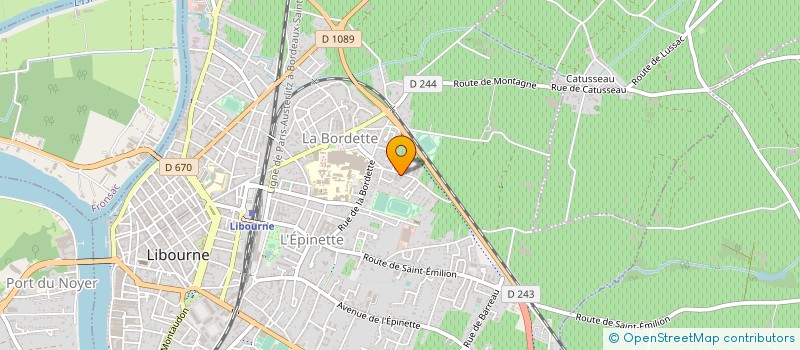 localisation de l'entreprise MAISON JEAN-MICHEL ET FRANCOIS MOUEIX à LIBOURNE