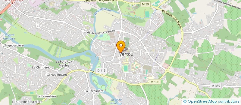 localisation de l'entreprise MAISON JEANELLE  VERTOU