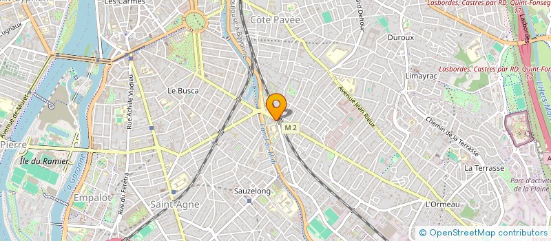 localisation de l'entreprise MAISON JEUNE CULTUR PONT DES DEMOISELLES à TOULOUSE
