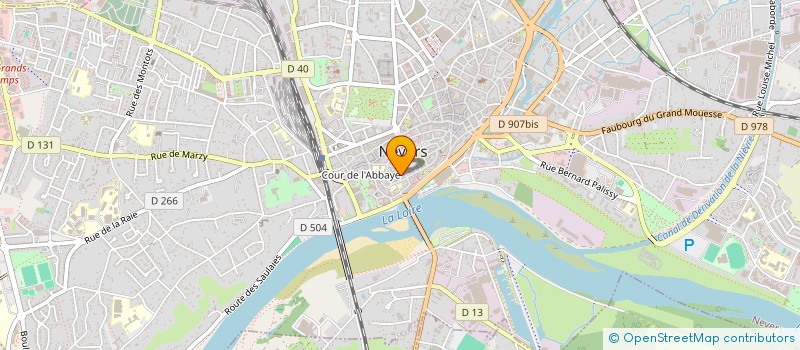 localisation de l'entreprise MAISON JEUNE TRAVAILLEUSE à NEVERS