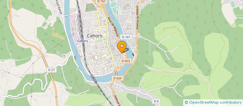 localisation de l'entreprise MAISON JEUNES & CULTURE  CAHORS