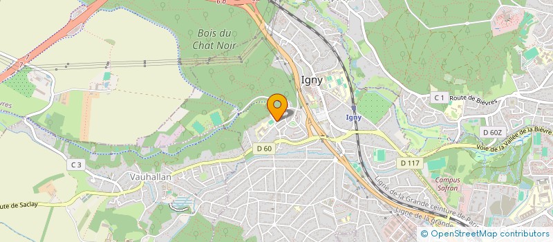 localisation de l'entreprise MAISON JEUNES CULTURE D'IGNY à IGNY
