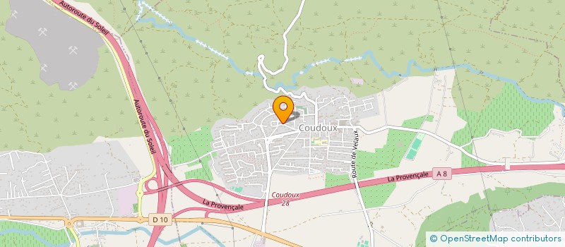 localisation de l'entreprise MAISON JEUNES CULTURE LOU REGAIN  COUDOUX