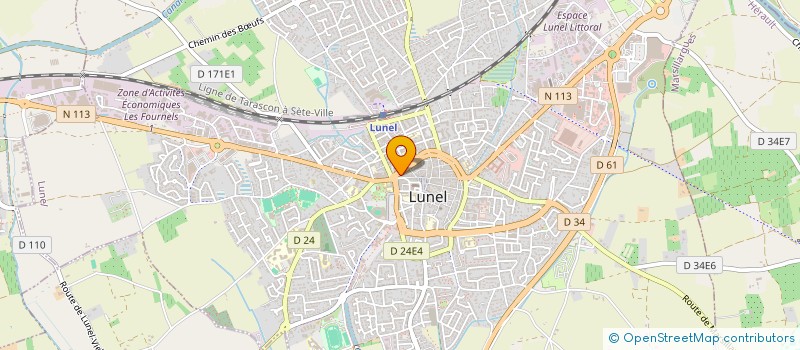 localisation de l'entreprise MAISON JEUNES ET CULTURE DE LUNEL à LUNEL