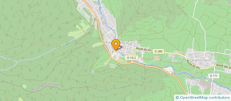 localisation de l'entreprise MAISON JEUNES ET DE LA CULTURE à KAYSERSBERG VIGNOBLE
