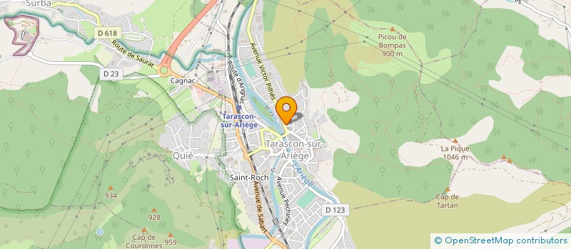 localisation de l'entreprise MAISON JEUNES ET DE LA CULTURE à TARASCON-SUR-ARIEGE