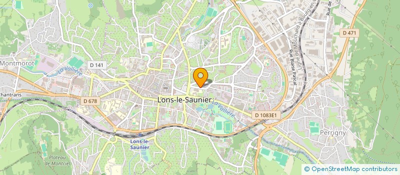 localisation de l'entreprise MAISON JEUNES ET DE LA CULTURE à LONS-LE-SAUNIER